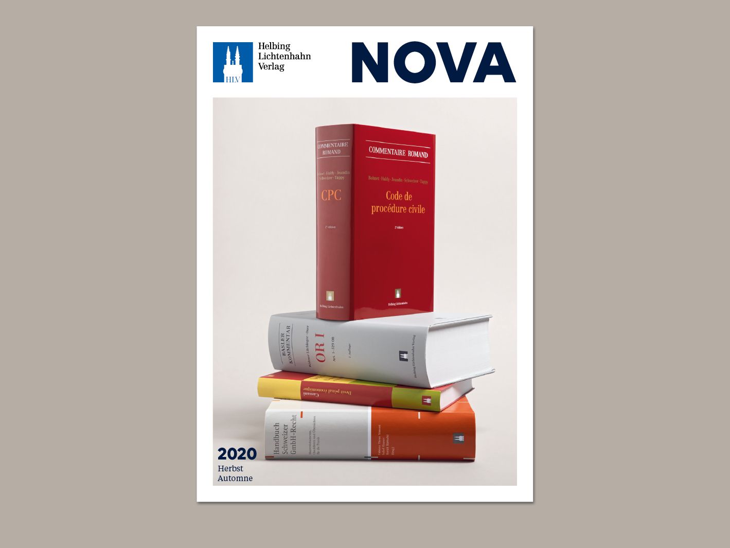 Magazin «Nova» vom Helbing Lichtenhahn Verlag